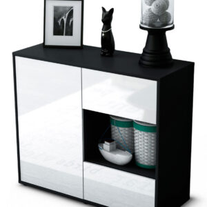Sideboard Danica | | Front in Hochglanz Weiß | 92x79x35cm (BxHxT)