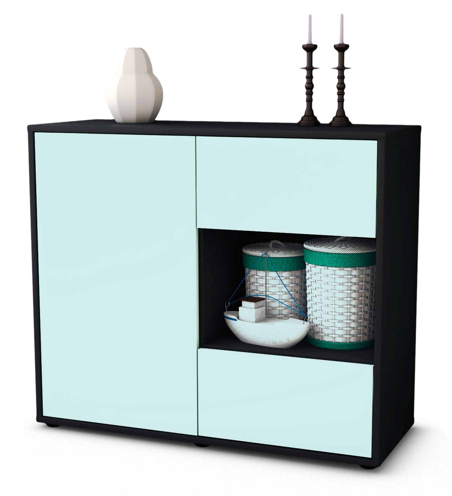 Sideboard Danica | | Front in Mint | 92x79x35cm (BxHxT) 1 Sideboard Danica | | Front in Mint | 92x79x35cm (BxHxT)