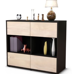 Sideboard Daniela | | Front in Zeder Holz Optik | 92x79x35cm (BxHxT)