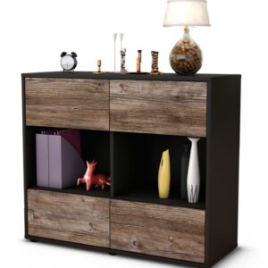 Sideboard Daniela | | Front in Treibholz Holz Optik | 92x79x35cm (BxHxT)