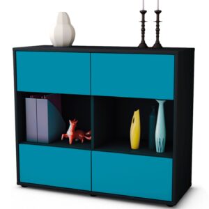 Sideboard Daniela | | Front in Türkis | 92x79x35cm (BxHxT)