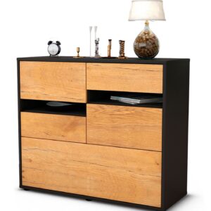 Sideboard Daria | | Front in Eiche Holz Optik | 92x79x35cm (BxHxT)