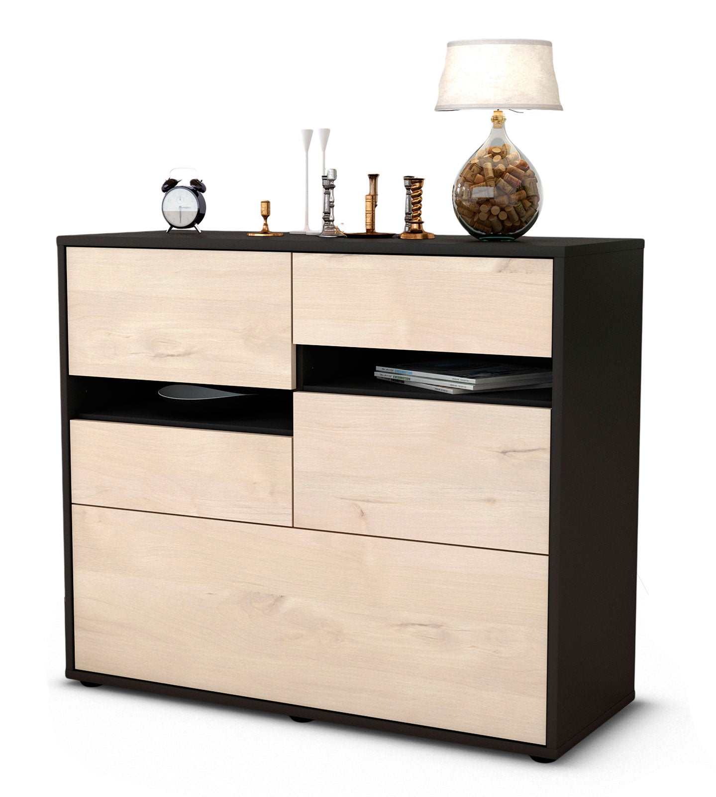 Sideboard Daria | | Front in Zeder Holz Optik | 92x79x35cm (BxHxT) 1 Sideboard Daria | | Front in Zeder Holz Optik | 92x79x35cm (BxHxT)