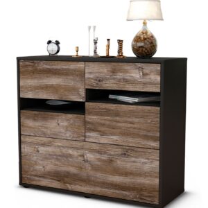Sideboard Daria | | Front in Treibholz Holz Optik | 92x79x35cm (BxHxT)