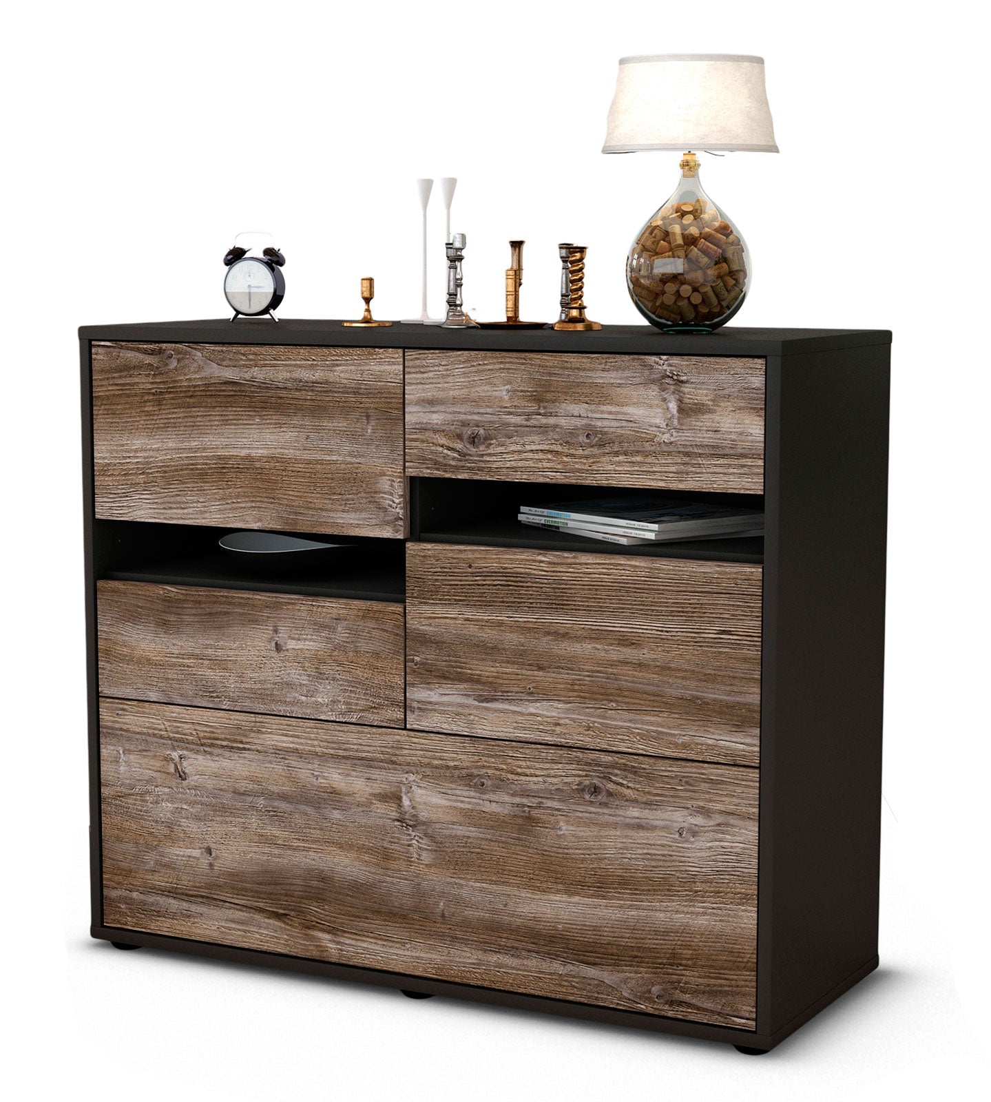 Sideboard Daria | | Front in Treibholz Holz Optik | 92x79x35cm (BxHxT) 1 Sideboard Daria | | Front in Treibholz Holz Optik | 92x79x35cm (BxHxT)