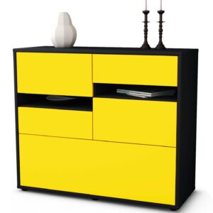Sideboard Daria | | Front in Gelb | 92x79x35cm (BxHxT)