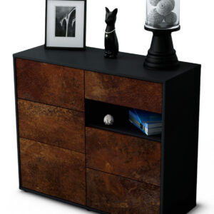 Sideboard Dariella | | Front in Rost Optik | 92x79x35cm (BxHxT)
