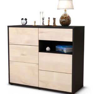 Sideboard Dariella | | Front in Zeder Holz Optik | 92x79x35cm (BxHxT)