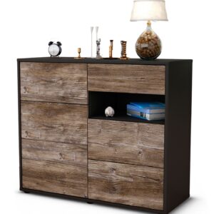 Sideboard Dariella | | Front in Treibholz Holz Optik | 92x79x35cm (BxHxT)