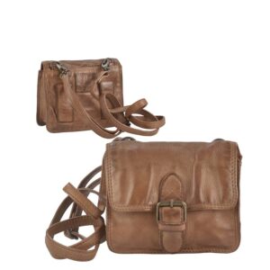BEAR DESIGN Gürteltasche MIKE "COW LAVATO" cognac