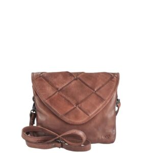Schultertasche Leder 22x19cm "Mimi" cognac Bear Design CL42381-cognac
