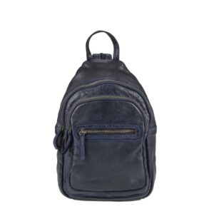 Rucksack Leder 23x34cm "Joy" blau Bear Design CL36413-blue