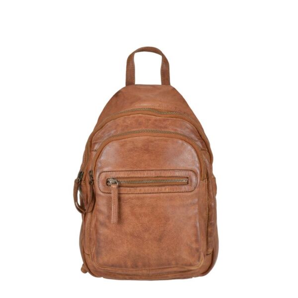 Rucksack Leder 23x34cm "Joy" cognac Bear Design CL36413-cognac