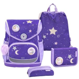 Belmil Premium Schulranzen Set Compact Plus DAHLIA