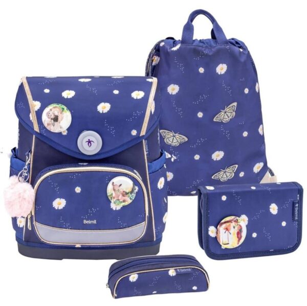 Belmil Premium Schulranzen Set Compact Plus DAISY