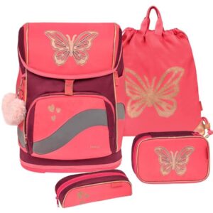 Belmil Premium Schulranzen Set Smarty Plus CORAL