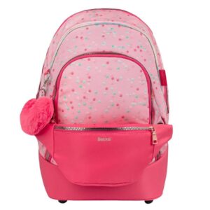 Belmil Premium Schulrucksack mit Bauchtasche ROSE QUARTZ