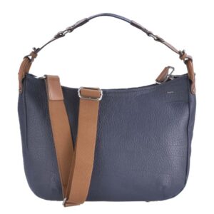 Handtasche Leder 36x27cm "Sanne" blau Berba 125-997