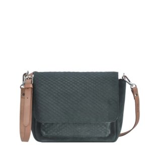 Umhängetasche Leder 24x17cm "Esmee" grün Berba 855-040