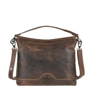 Shopper Leder 34x28cm "Ranger" macadamia braun Billy The Kid