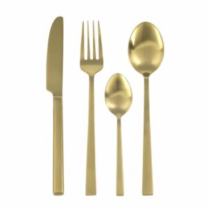 BITZ Besteckset 16teilig brass goldfarben