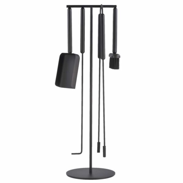 Kamingarnitur 5tlg freistehend "Ashi" schwarz Blomus 66154