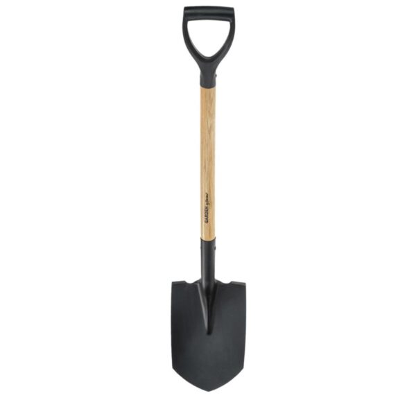 Spitzkopf-Spaten "Deluxe" 98cm kompakt, Stiel aus Eschenholz, Griff aus Kunststoff, schwedisches Design für den Garten BY BENSON