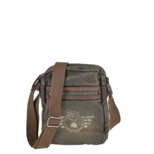 Greenburry kleine Umhängetasche Canvas Vintage Aviator