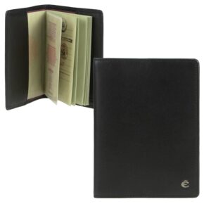 Ausweisetui Leder 10x14cm mit RFID Schutz "Harry" schwarz Esquire 3140-49