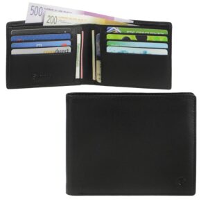 Geldbörse Herren ohne Münzfach 12x9cm flach "Slim" schwarz Esquire 3025-11-00