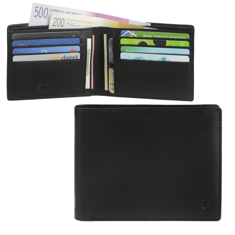 esquire slim leder geldboerse