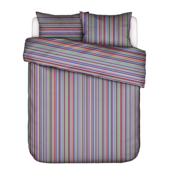 Bettwäsche Essenza Satin Donna Multi Streifen bunt 135x200