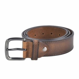Greenburry Gürtel Leder Herren Damen 38mm tan 125cm