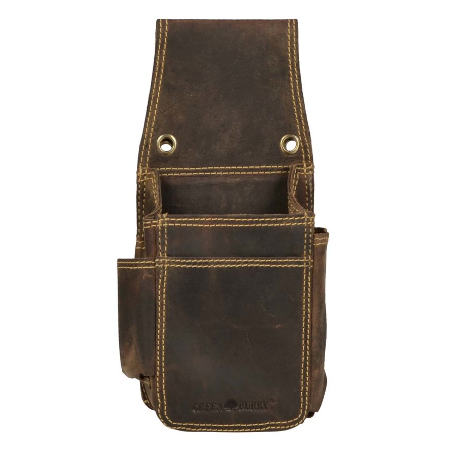 greenburry kellner holster leder extra stark braun vintage kellnertasche 1786 es