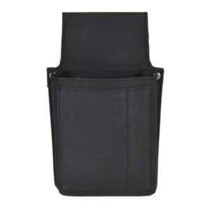 Kellnertasche Leder 14x22cm "Vintage Black" schwarz Greenburry 1786A-BL-20