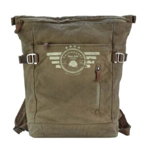 Rucksack Canvas 40x42cm "Aviator" khaki Greenburry 5912-30