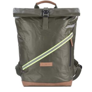 Greenburry Kurierrucksack mit Reflektorband Waterproof oliv grün 5914