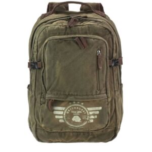 Greenburry Rucksack Canvas 34x46cm "Aviator Harvard" khaki