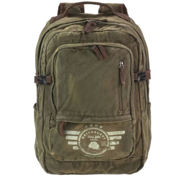Greenburry Rucksack Canvas 34x46cm "Aviator Harvard" khaki