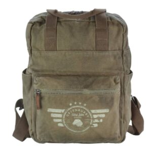 Rucksack Canvas 30x39cm "Aviator" khaki Greenburry 5911-30