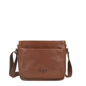 Umhängetasche Leder 26x20cm Damen Schultertasche "Waxy Vintage"