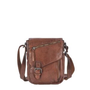 Greenburry Umhängetasche Vintage Washed 20x23cm chestnut