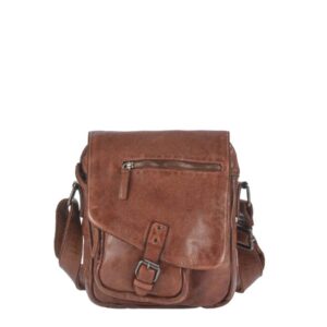 Greenburry Umhängetasche Vintage Washed 25x28cm chestnut