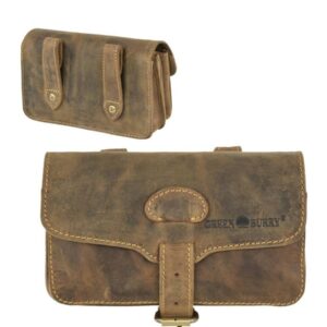 Gürteltasche Leder XL 17x10cm "Vintage" antikbraun Greenburry 1755M-25