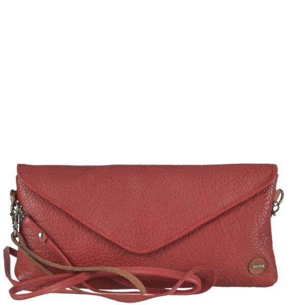 Schultertasche Leder 28x13cm "Geertruida" rot Berba 125-010