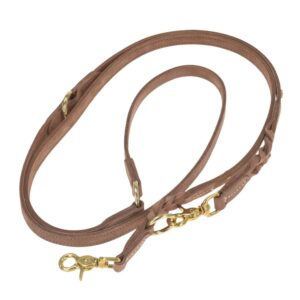 Hundeleine Leder 220cm "Stockholm" braun | Denjo Dogs