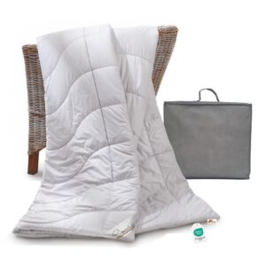 Kamelhaar Bettdecke 100% Kamelhaar Kamelhaardecke Duo warm 155x220 30°