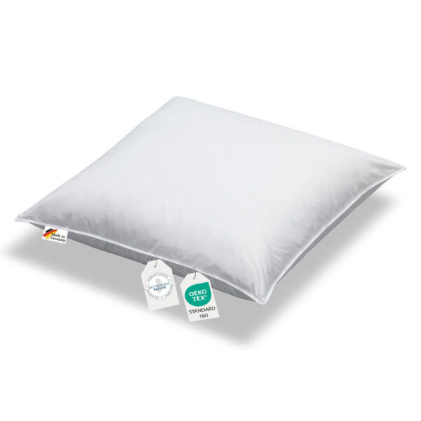 Extra dickes Kopfkissen 2000g 100% neue sibirische Federn 80x80 fest