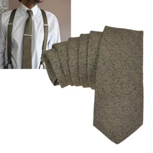 Sir Redman Krawatte "Bart Barocco" 7cm taupe