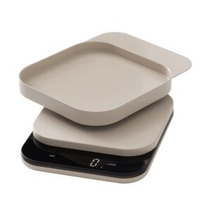 Küchenwaage digital bis 10kg "Mensura" humus